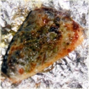 鯖のマヨ海苔焼き